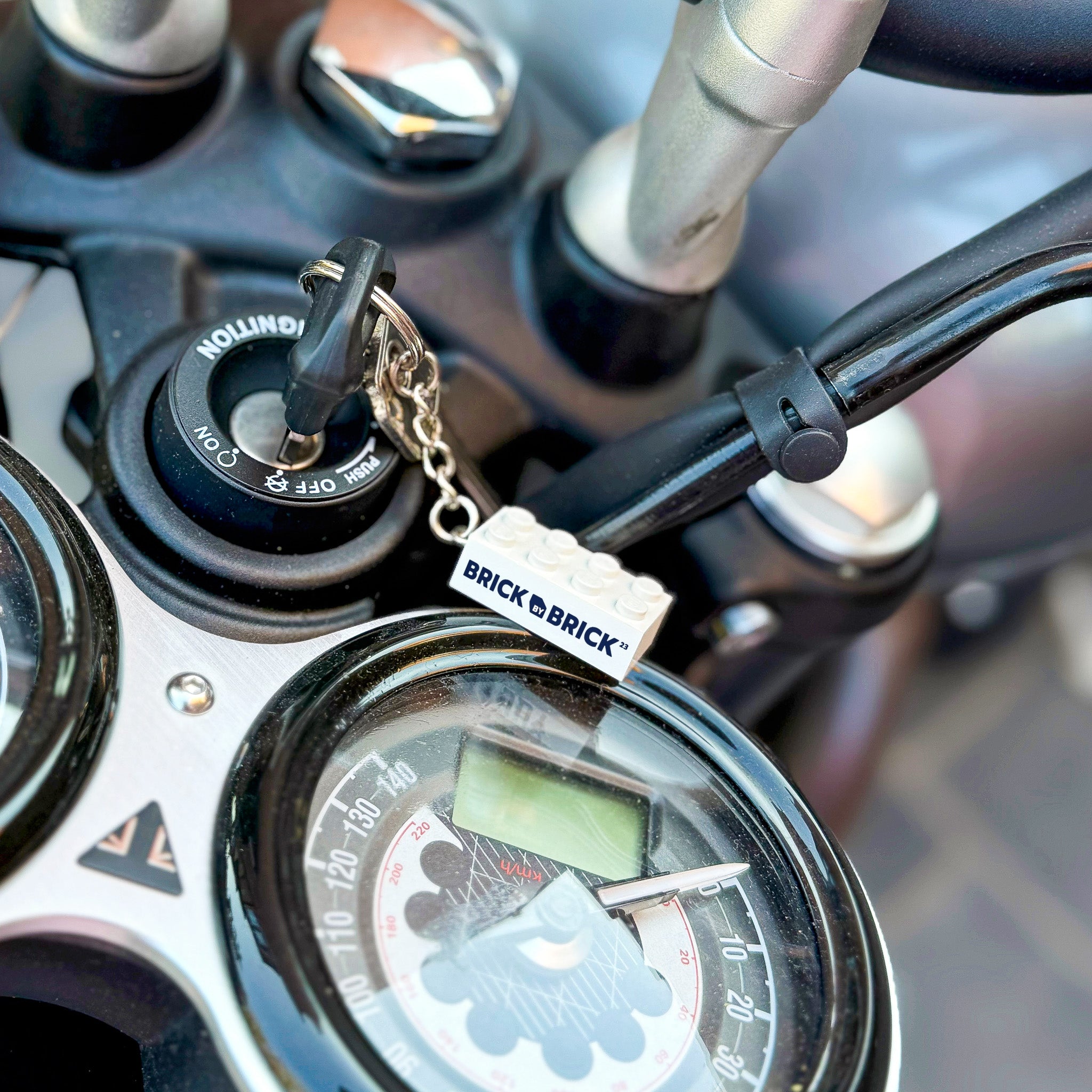 Colourful LEGO® Brick Keyring – perfect corporate gift or keepsake