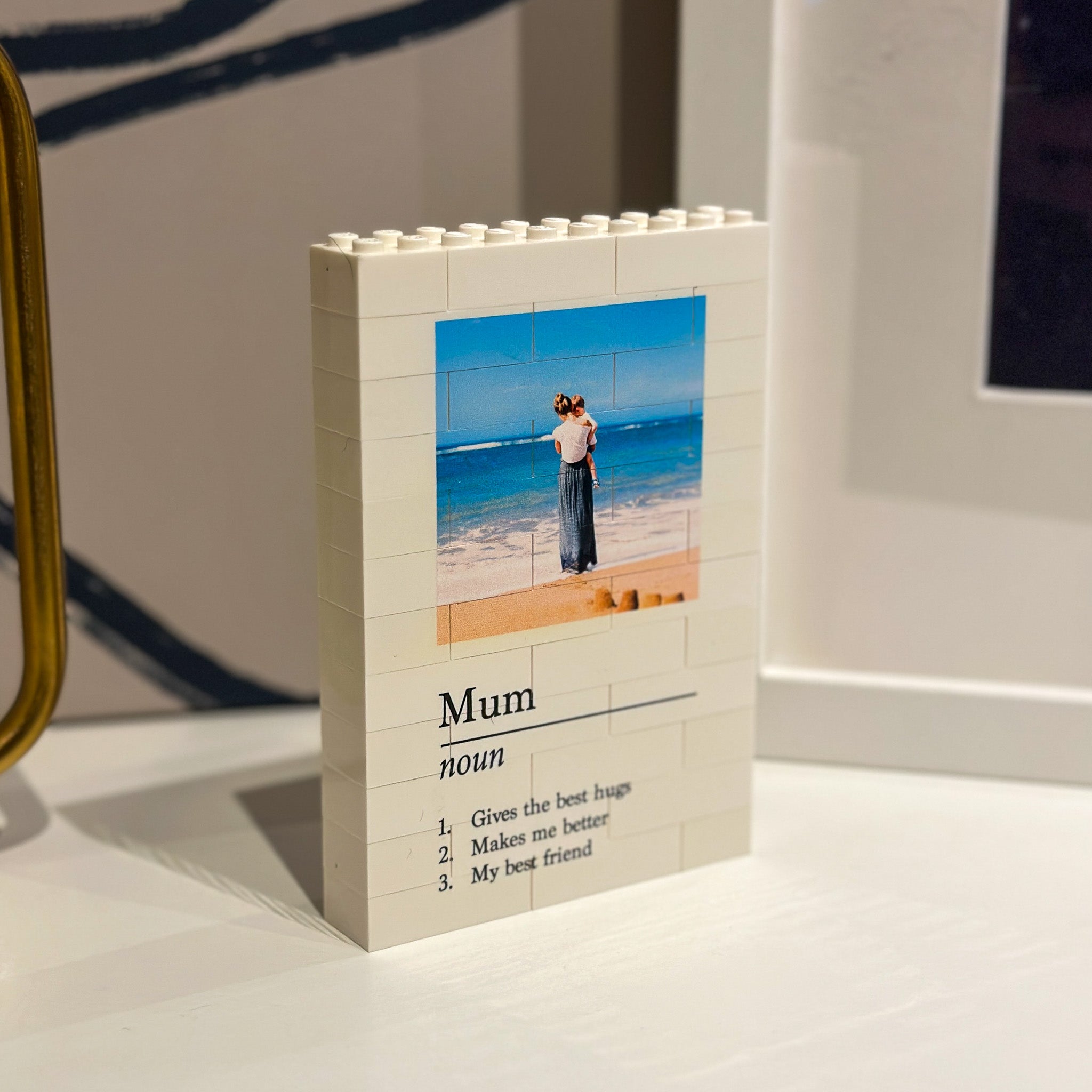 LEGO® Brick personalised gift for mums – playful, nostalgic, and heartfelt keepsake for Mums, Grandmas, Step-Mums, or Aunties