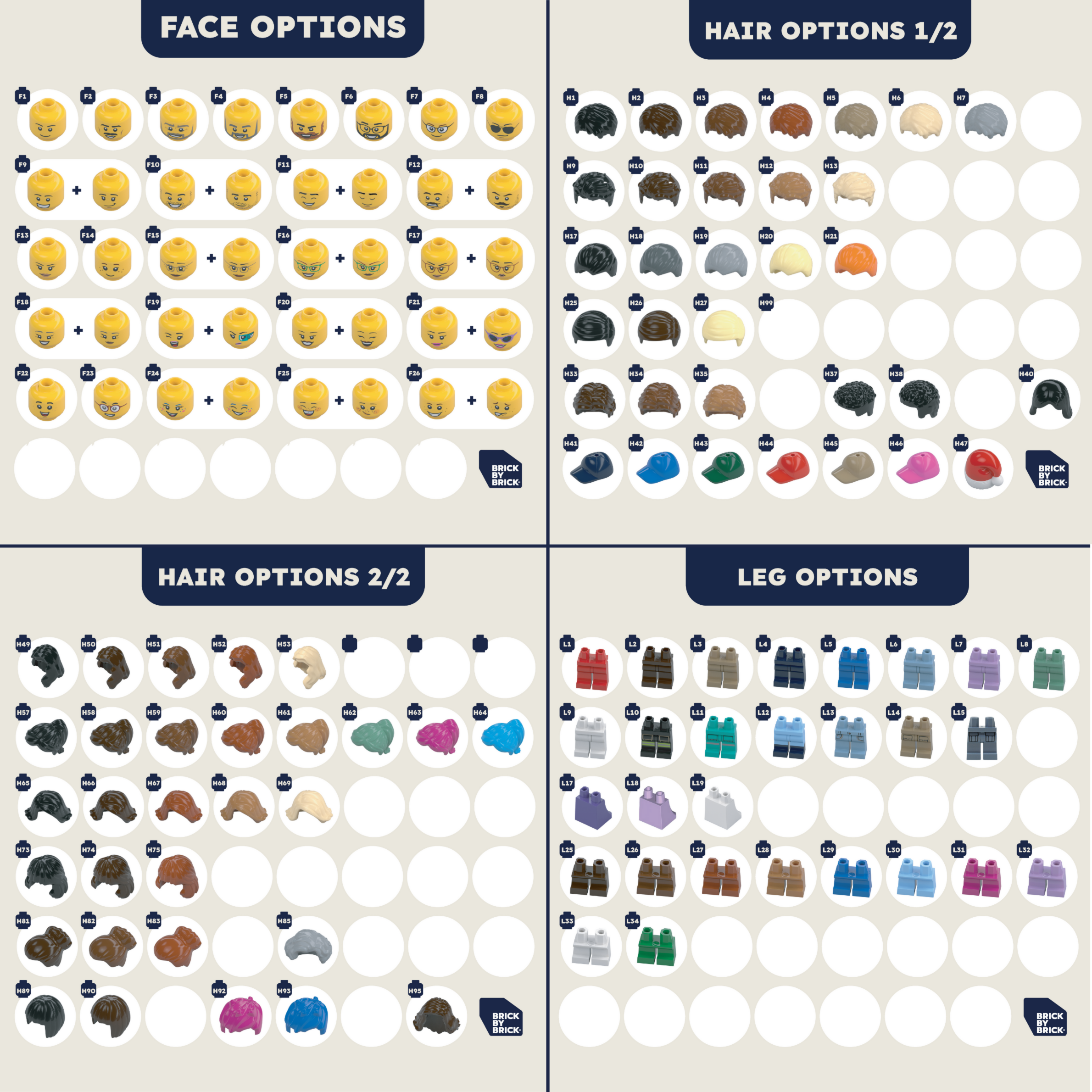 Valentine’s LEGO® Brick Minifig Couple Gift: Personalised Custom Figures