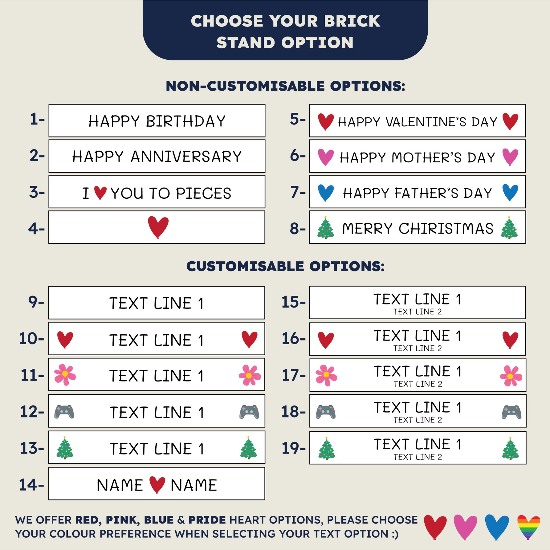 Personalised Mum Minifig Custom LEGO® Brick Birthday or Mother’s Day Gift for Family