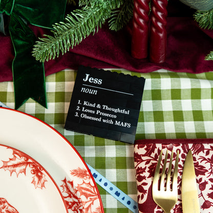 Custom LEGO® Brick photo block – add personalised text, multiple definitions, and photos for a unique gift